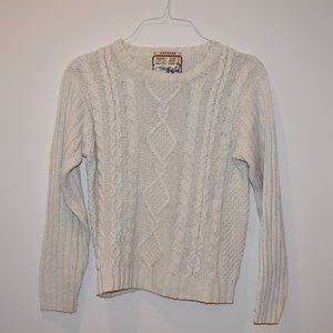 Crystal-Kobe Petites Wool Blend Cable Knit Sweater